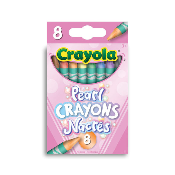 Crayola Pearl Crayons 8 Count