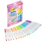 Crayola Washable Super Tips, Pastel Markers, 20 Count