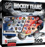 NHL : Zamboni 500 Piece Shaped Puzzle. (32 Teams)
