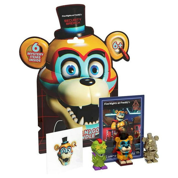 Five Nights At Freddy's : Security Breach Grab N' Go Bundle (Includes 6 Mystery Items)