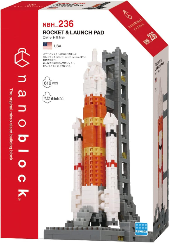 Nanoblock Sight to See Series Rocket and Launch Pad 