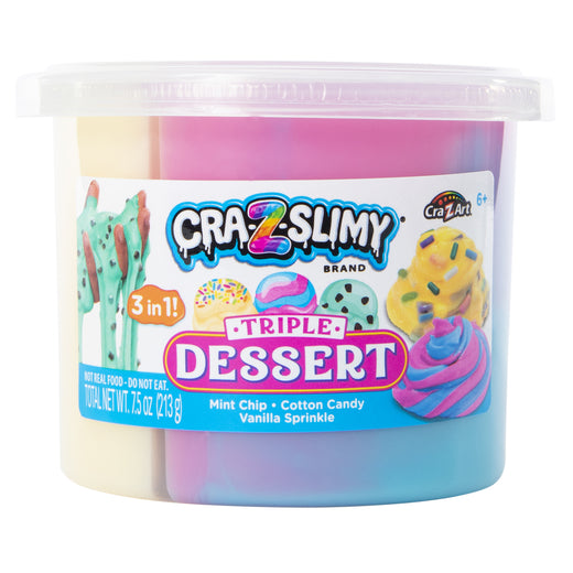Cra-Z-Art Cra-Z-Slimy Tripple Dessert Slime (Assorted)