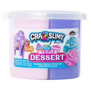 Cra-Z-Art Cra-Z-Slimy Tripple Dessert Slime (Assorted)