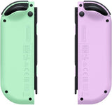 Nintendo Switch Left and Right Joy-Con Controllers - Pastel Purple/Pastel Green