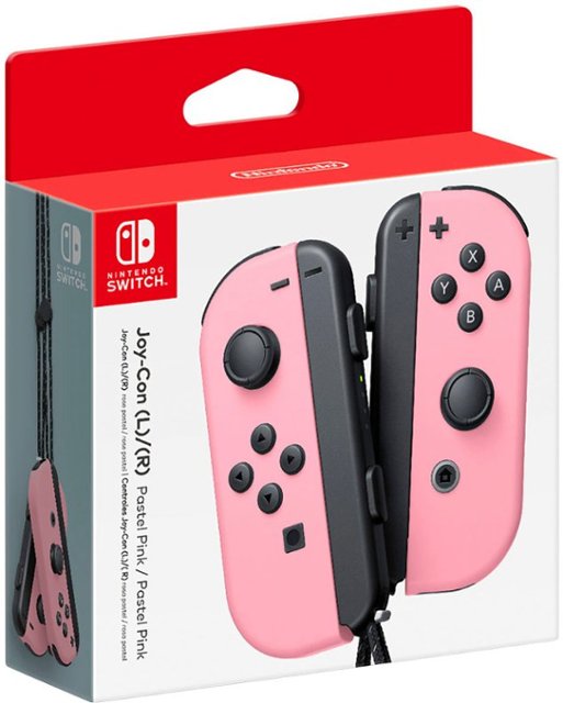 Nintendo Switch (Princess Peach) Joy-Cons (L)/(R) - Pastel Pink