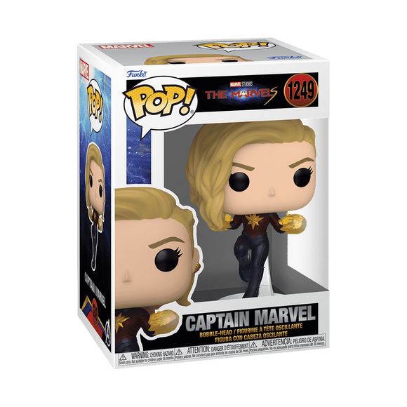 FUNKO POP! MARVEL : THE MARVELS - CAPTAIN MARVEL WITH FIRE HANDS