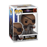 FUNKO POP! MARVEL : THE MARVELS - NICK FURY WITH FLERKITTEN