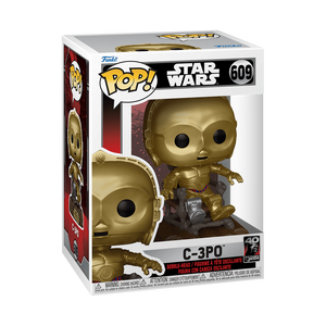 FUNKO STAR WARS
POP! C-3PO IN CHAIR 40th ANNIVERSARY