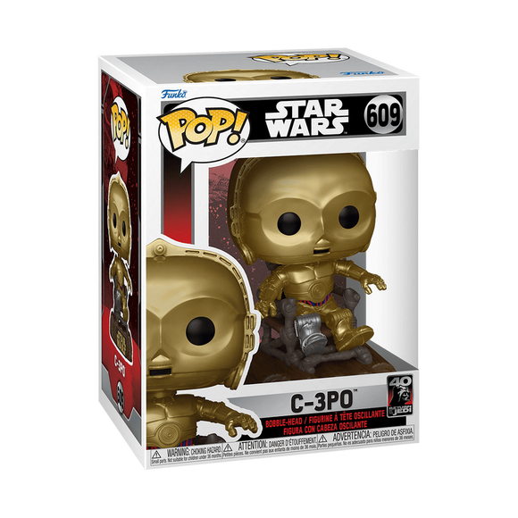 FUNKO STAR WARS
POP! C-3PO IN CHAIR 40th ANNIVERSARY