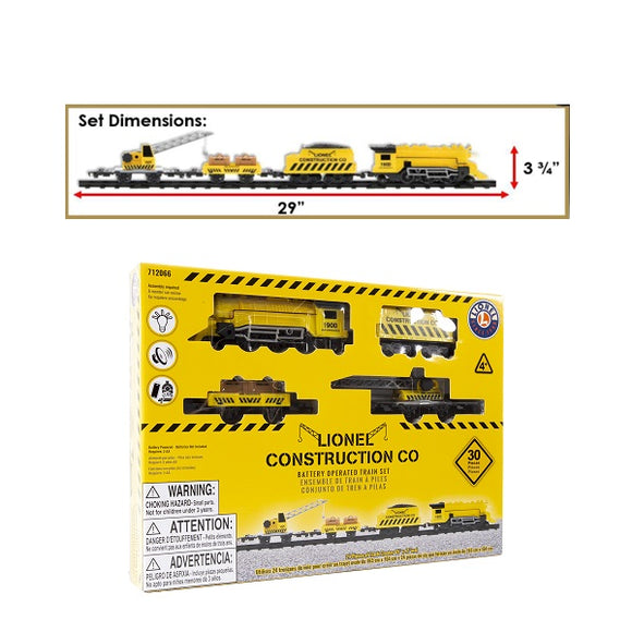 Lionel - Construction - Battery Operated Mini Train Set