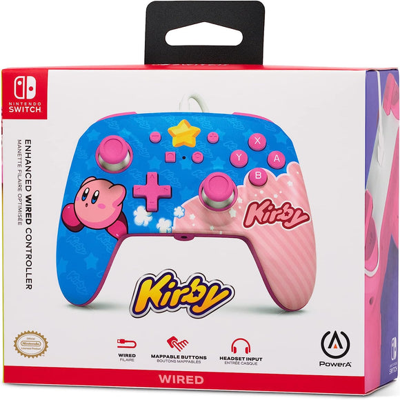 Power A Enhanced Wired Controller - Kirby (Switch)