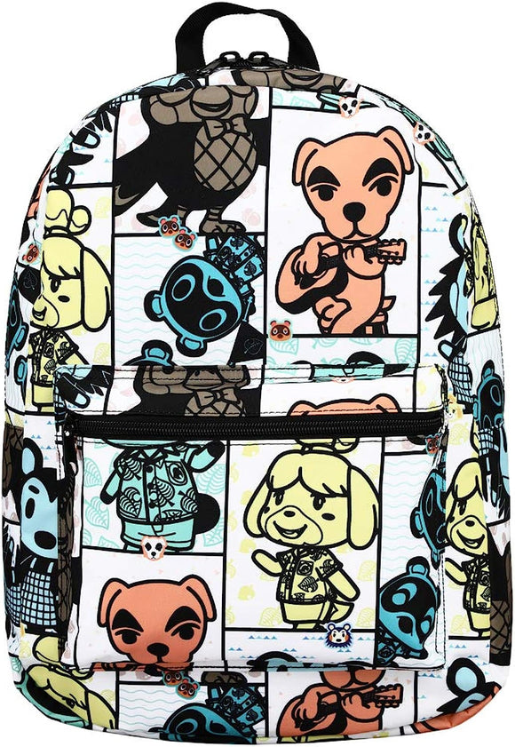 Animal Crossing Canvas Character Collage Backpack