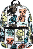 Animal Crossing Canvas Character Collage Backpack