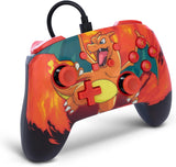 POWER-A ENHANCED WIRED CONTROLLER FOR NINTENDO SWITCH - POKÉMON:  CHARIZARD VORTEX