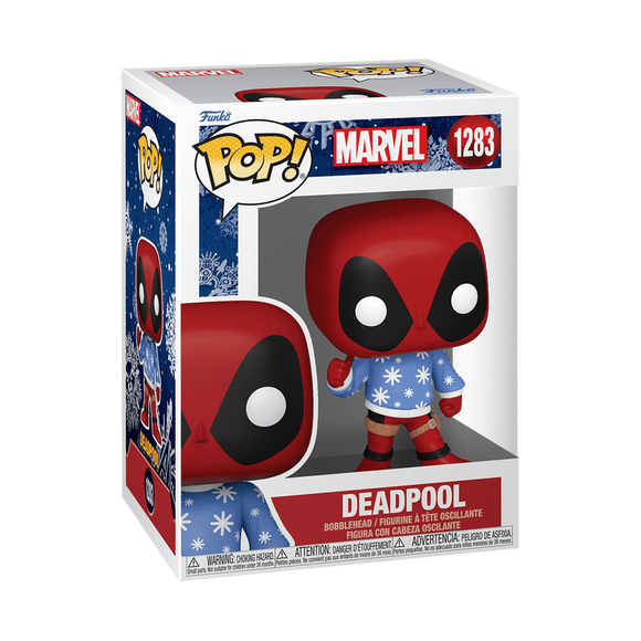 FUNKO POP! 2023 MARVEL CHRISTMAS : HOLIDAY DEADPOOL IN UGLY SWEATER