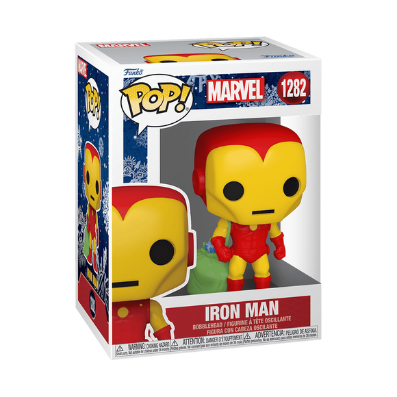 FUNKO POP! 2023 MARVEL CHRISTMAS : HOLIDAY IRON MAN WITH GIFTS