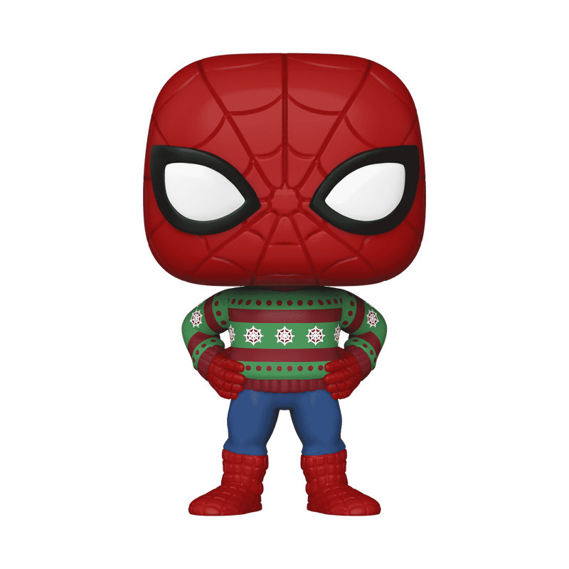 FUNKO POP! 2023 MARVEL CHRISTMAS HOLIDAY SPIDER-MAN IN UGLY - Main Image