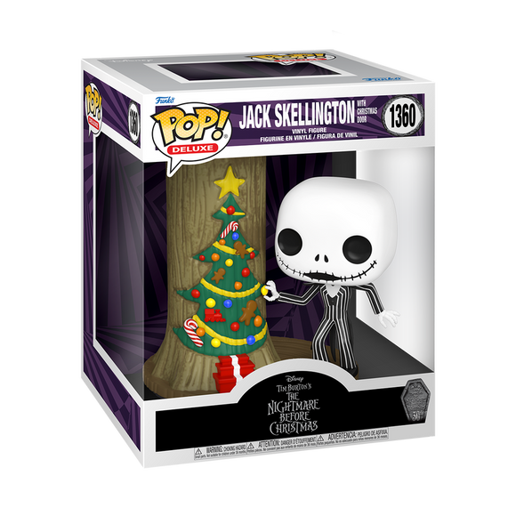 Funko Pop! Deluxe : Disney Tim Burton's Nightmare Before Christmas JACK SKELLINGTON WITH CHRISTMAS DOOR