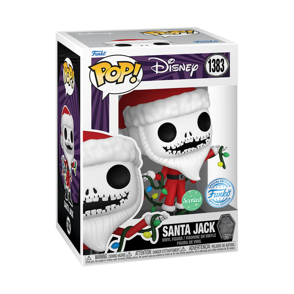Funko Pop! Disney The Night Before Christmas 30th Anniversary : International Exclusive, SCENTED! Santa Jack