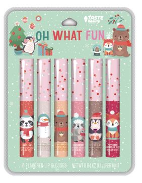 Oh What Fun Lip Gloss Wands - 6 Pack