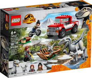 Lego Jurassic World Dominion : Blue & Beta Velociraptor Capture