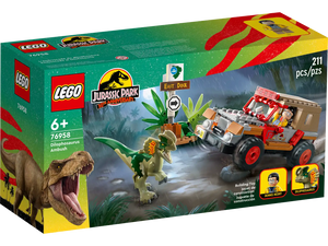 Lego Jurassic Park 30th Anniversary : Dilophosaurus Ambush
