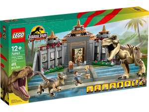 Lego Jurassic Park 30th Anniversary : Visitor Center: T. rex & Raptor Attack