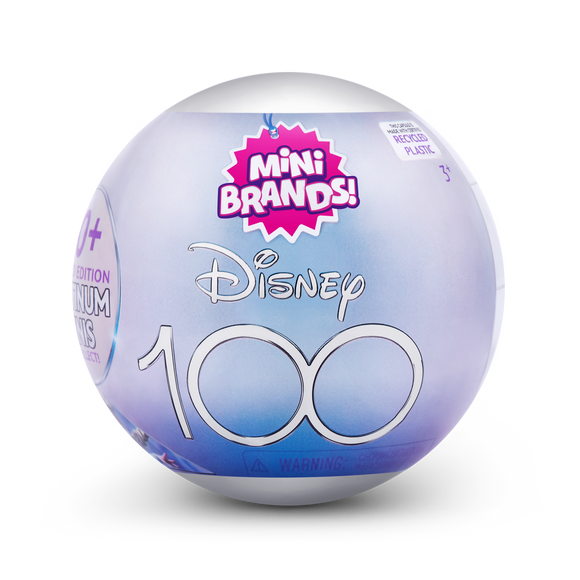 ZURU 5 SURPRISE- MINI BRANDS- LIMITED EDITION DISNEY 100 PLATINUM CAPSULE