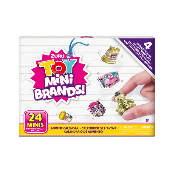 ZURU 5 SURPRISE- TOY MINI BRANDS- S3 ADVENT CALENDAR with 4 Exclusive Minis