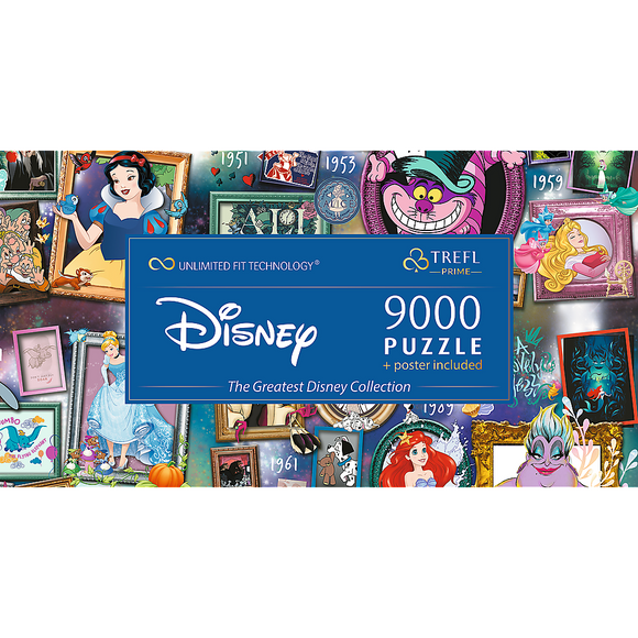 Trefl Prime 9000 Piece Puzzle - The Greatest Disney Collection (OVER 7FT LONG)