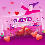 Brach’s Valentine's Jube Jel Cherry Hearts 12oz [BB-09/25] LIMIT OF 4 PER ORDER