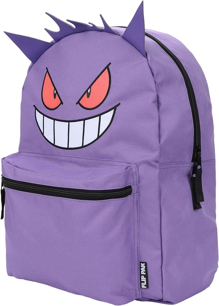 POKEMON - GENGAR FLIP PAK REVERSABLE BACKPACK – Colossal Toys Inc.