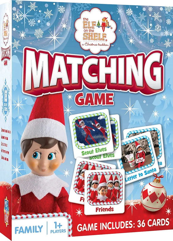 Elf On The Shelf Matching Game