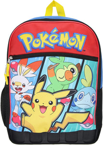 POKÉMON Sword & Sheild Starters - Kids - 16 Inch Backpack Molded Bottom