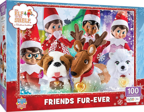 Masterpieces Elf On The Shelf - Friends Fur-Ever 1000 Piece Puzzle