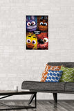 Five Nights At Freddy's : Quad Wall Poster - 22" X 34"
