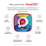 (PRE-ORDER) Tonies : TonieBox 2 - ToniePlay Game & Controller Set - Disney Trivia