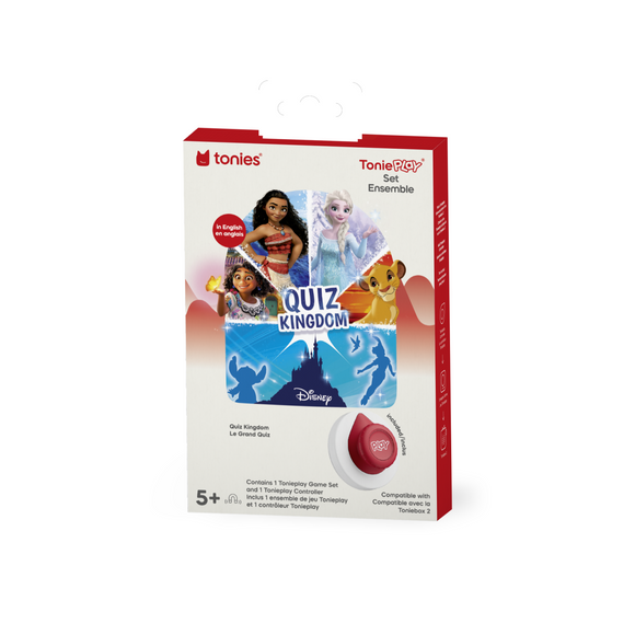 (PRE-ORDER) Tonies : TonieBox 2 - ToniePlay Game & Controller Set - Disney Trivia