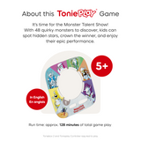 (PRE-ORDER) Tonies : TonieBox 2 - Tonieplay Game Monster Talent Search