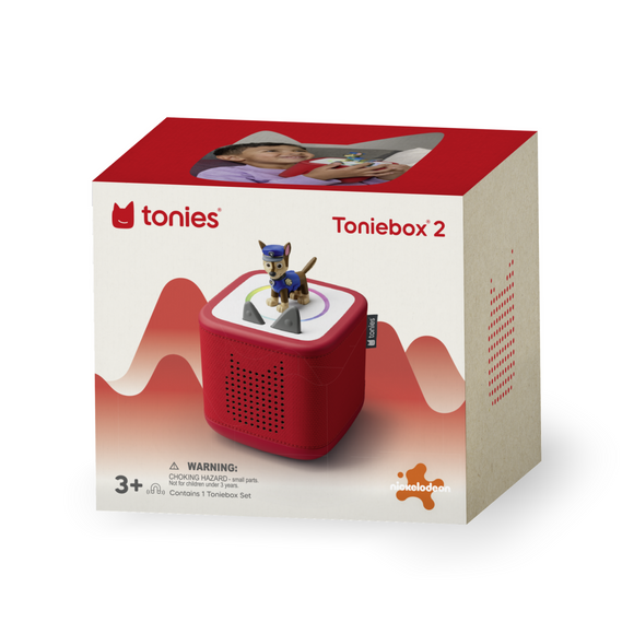 (PRE-ORDER) Tonies : TonieBox 2 - Starter Set - Paw Patrol (Sunset Red)