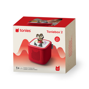 (PRE-ORDER) Tonies : TonieBox 2 - Starter Set - Playtime Puppy (Sunset Red)