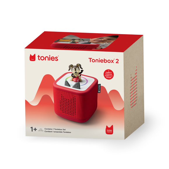 (PRE-ORDER) Tonies : TonieBox 2 - Starter Set - Playtime Puppy (Sunset Red)