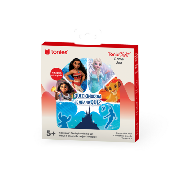 (PRE-ORDER) Tonies : TonieBox 2 - Tonie Play Game - Disney Quiz Kingdom