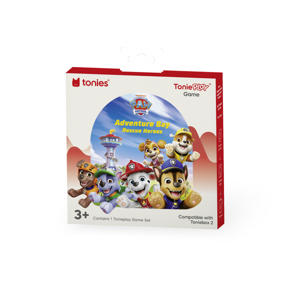 (PRE-ORDER) Tonies : TonieBox 2 - Tonie Play Game - Paw Patrol - Adventure Bay Rescue Heroes