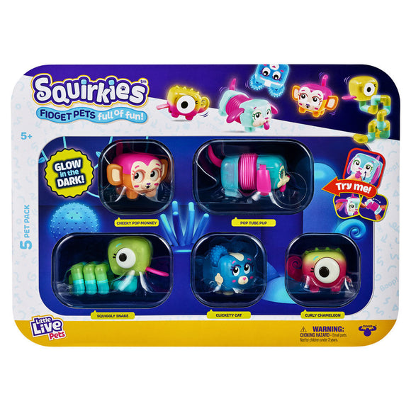 Little Live Pets Squirkies (S1) 5Pk Fidget Toys