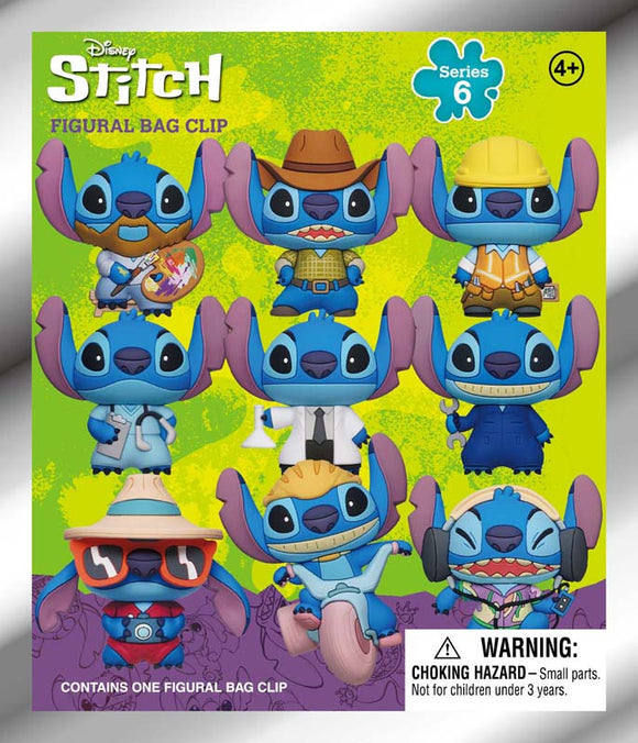 Lilo & Stitch : Stitch (Series 6) 3D Figural Bag Clip (2024)
