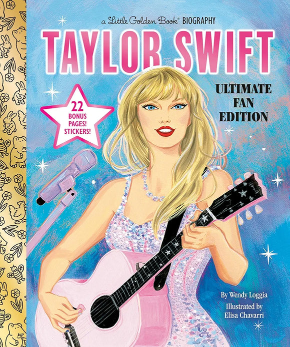 Taylor Swift Ultimate Fan Edition Little Golden Book Biography
22 Bonus Pages! Stickers!