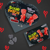 Sour Patch Kids Valentine's Sour Black Raspberry Hearts - Theatre Box 3.1oz [BB-30/09/2026]