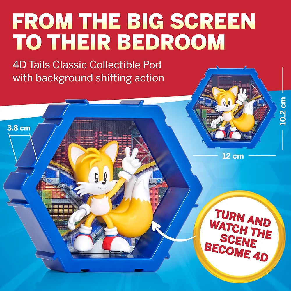 WOW! Pods 4D Sonic The Hedgehog - Classic Tails – Colossal Toys Inc.