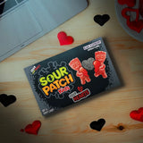 Sour Patch Kids Valentine's Sour Black Raspberry Hearts - Theatre Box 3.1oz [BB-30/09/2026]